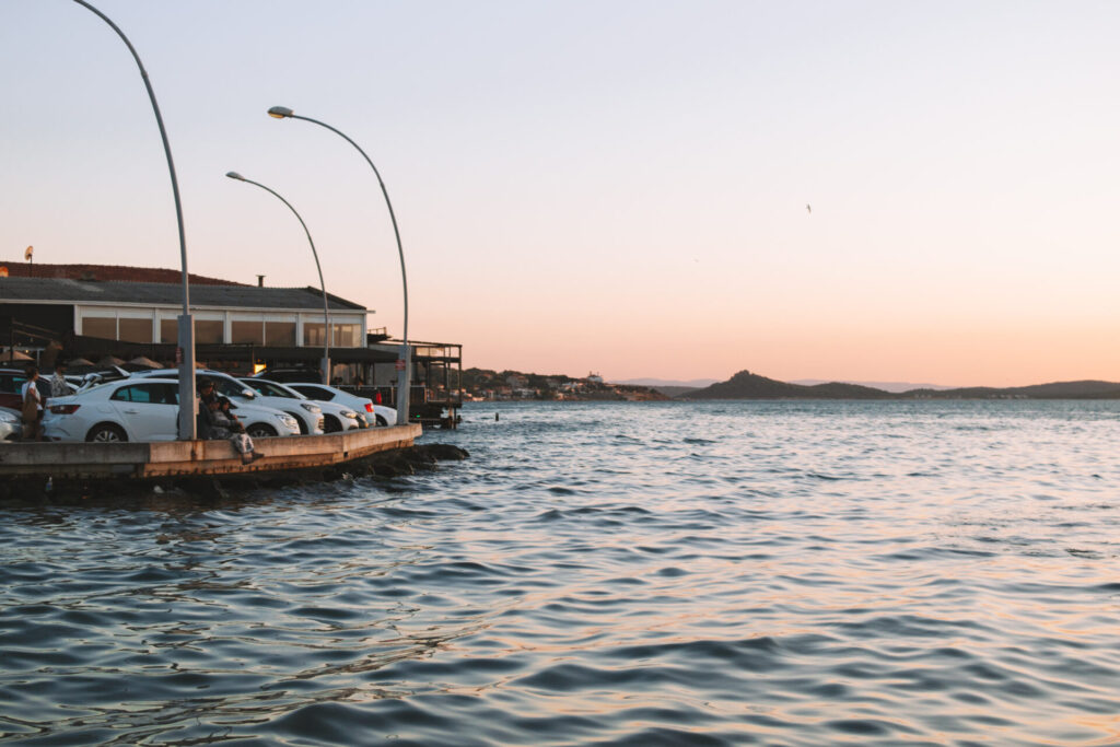 ayvalik turkey sunset